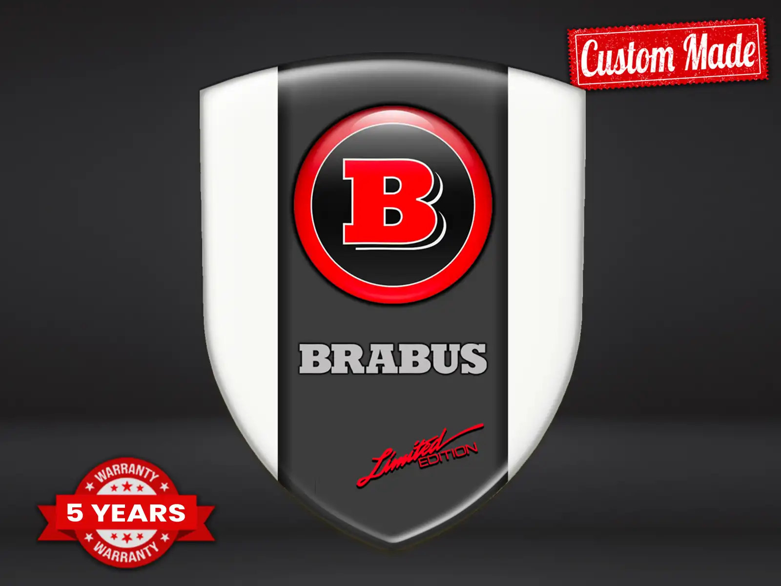 Brabus Autocollants Fenêtre Luxe Haute Qualité Drift